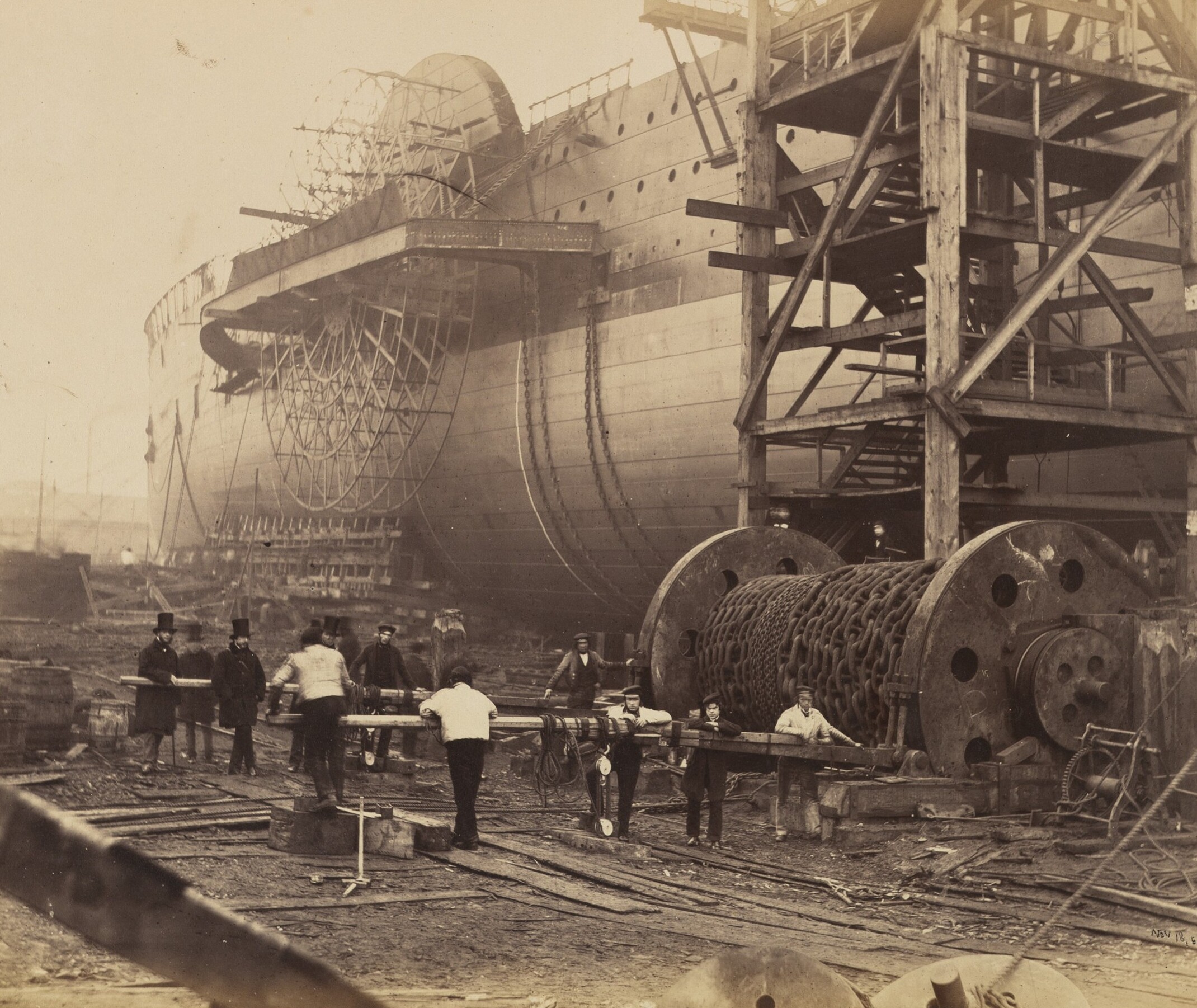 Great Eastern'in Denize İndirilmesinden İki Ay Önce, Kasım 1857