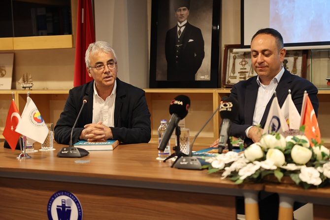 TÜRKLİM Yönetim Kurulu Başkanı Hamdi Erçelik (Sağda)